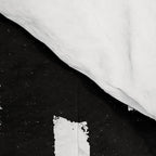 Artistic modern black white paint brushstrokes Comforter Gallery Image 4