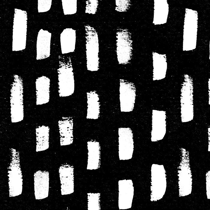 Artistic modern black white paint brushstrokes Coffee Mug Gallery Image 2