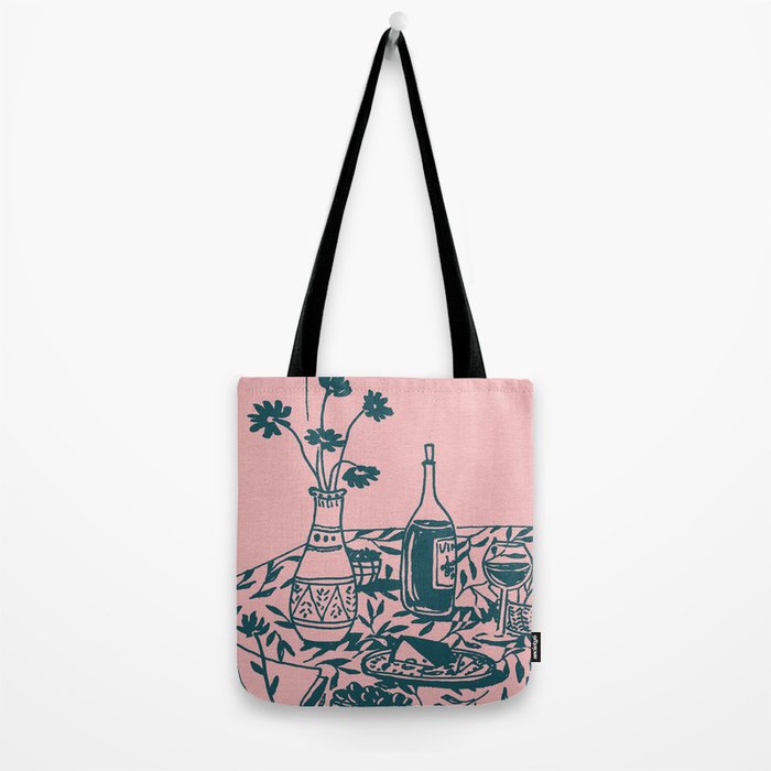 Green dinner Still Life Tote Bag Gallery Image 2