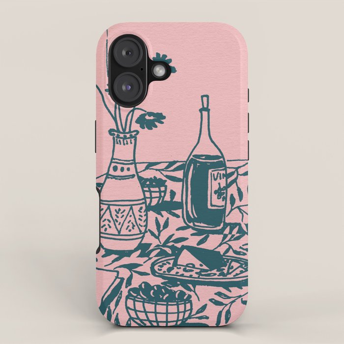Green dinner Still Life iPhone Case Gallery Image 1