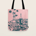 Green dinner Still Life Tote Bag Gallery Image 1