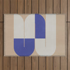 Modern geometric shapes 16 Outdoor Rug Gallery Image 1