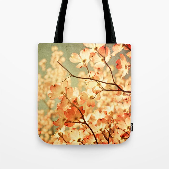 Vintage Pink Tote Bag Gallery Image 1