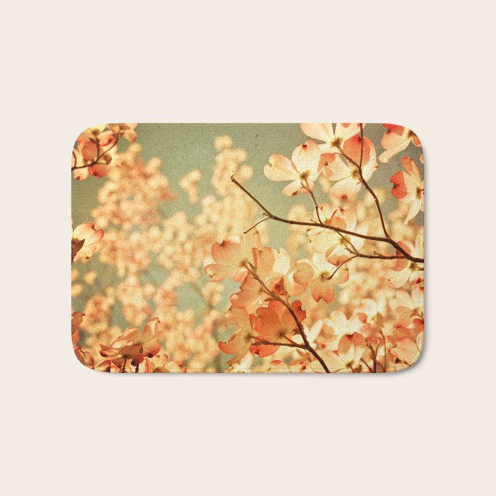 Vintage Pink Bath Mat Gallery Image 1
