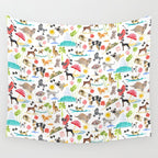 Doggie Days Wall Tapestry Gallery Image 4