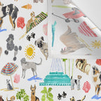 Doggie Days Wall Tapestry Gallery Image 3