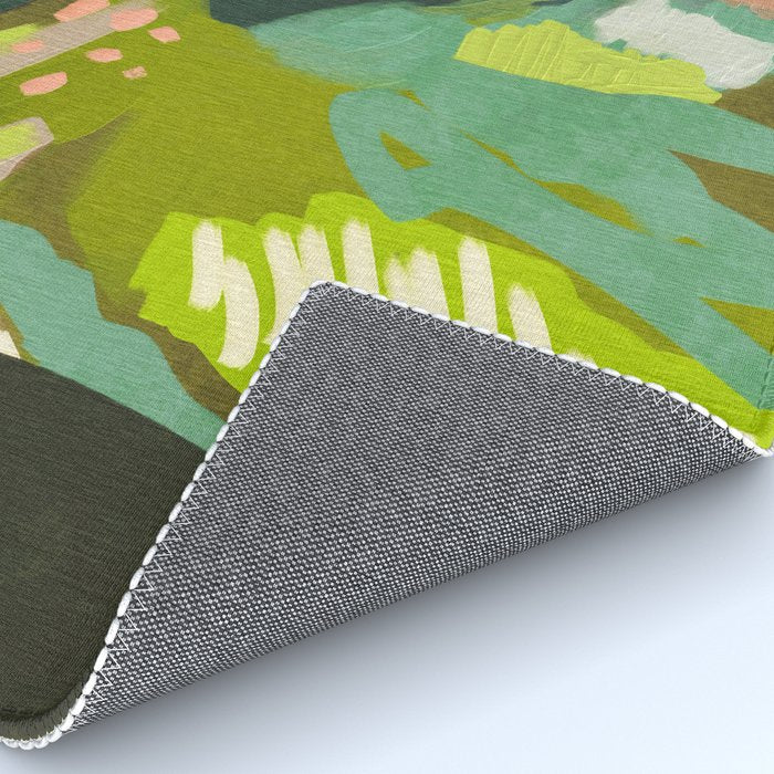 abstract mountain landscape Rug Gallery Image 4