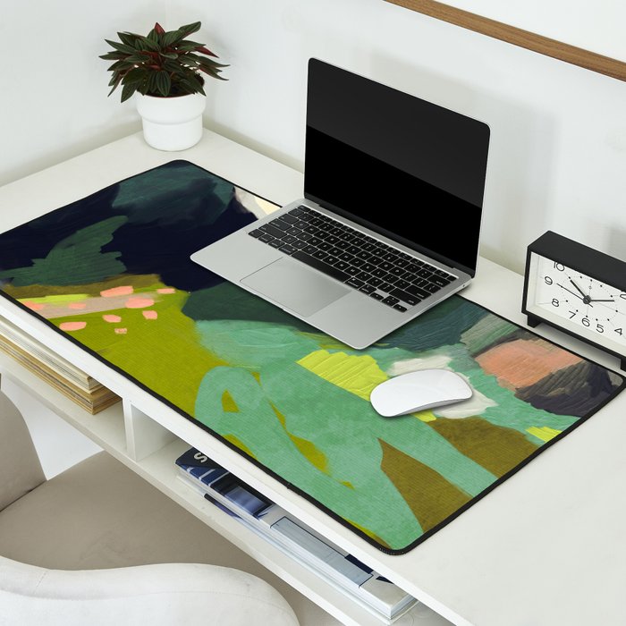 abstract mountain landscape Desk Mat Gallery Image 2