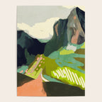 abstract mountain landscape Poster Gallery Image 4