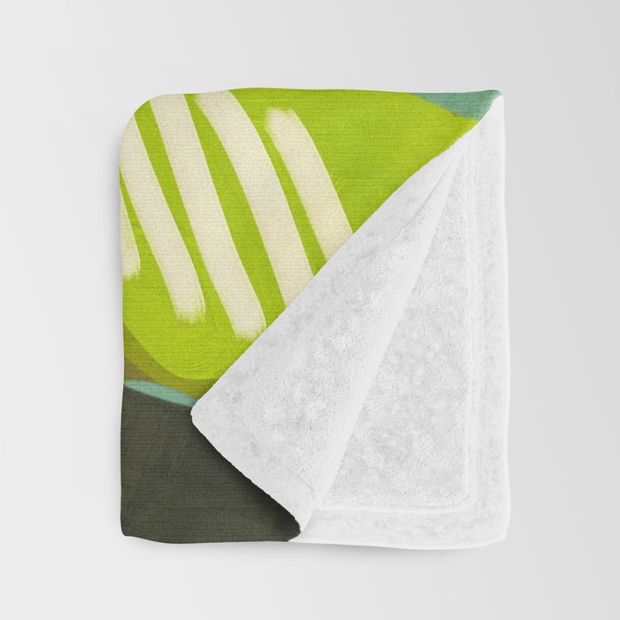 abstract mountain landscape Throw Blanket Gallery Image 3
