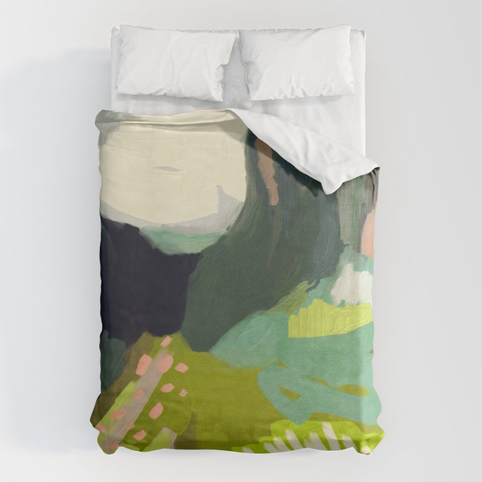 abstract mountain landscape Duvet Cover Gallery Image 1