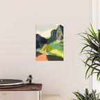 abstract mountain landscape Poster Gallery Image 2