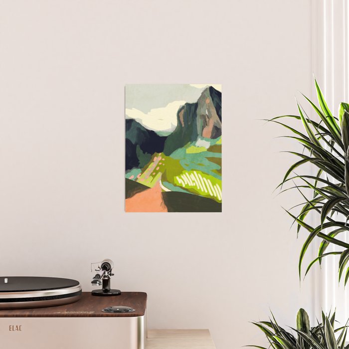 abstract mountain landscape Poster Gallery Image 2