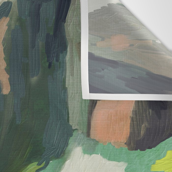 abstract mountain landscape Wall Tapestry Gallery Image 3