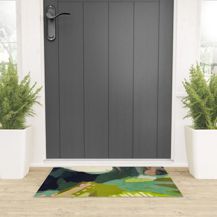 abstract mountain landscape Welcome Mat Gallery Image 3