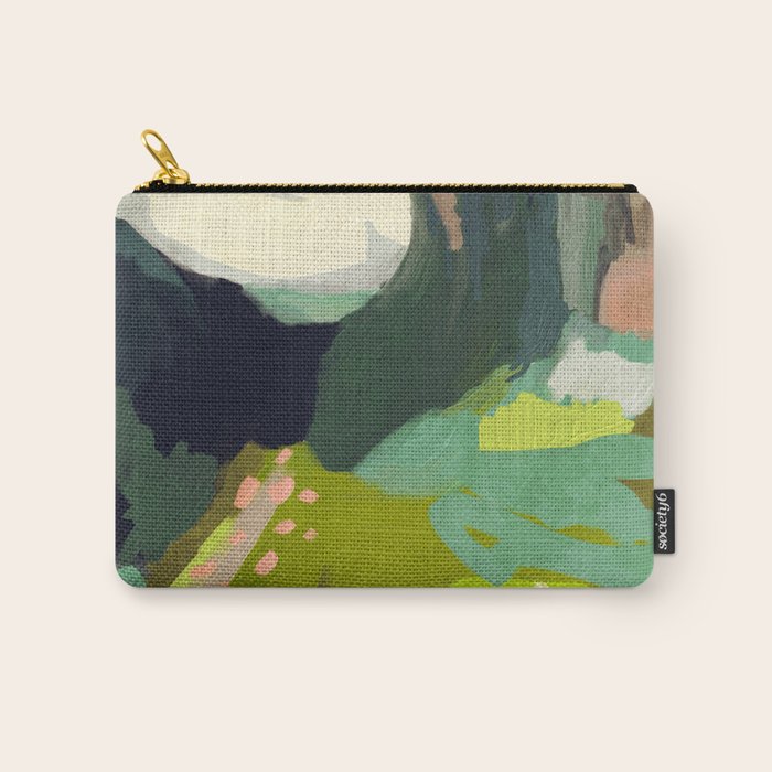 abstract mountain landscape Carry All Pouch Gallery Image 1