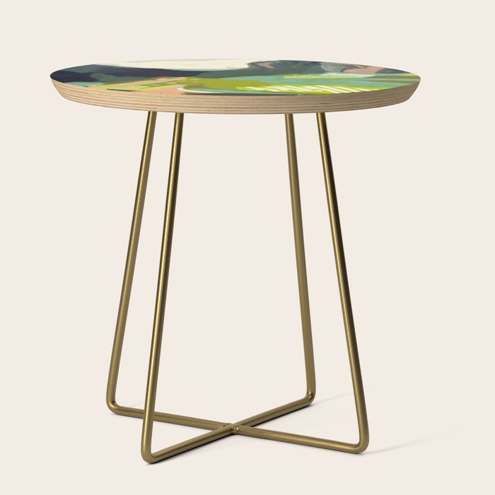 abstract mountain landscape Side Table Gallery Image 1