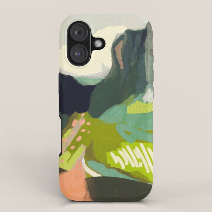 abstract mountain landscape iPhone Case Gallery Image 1