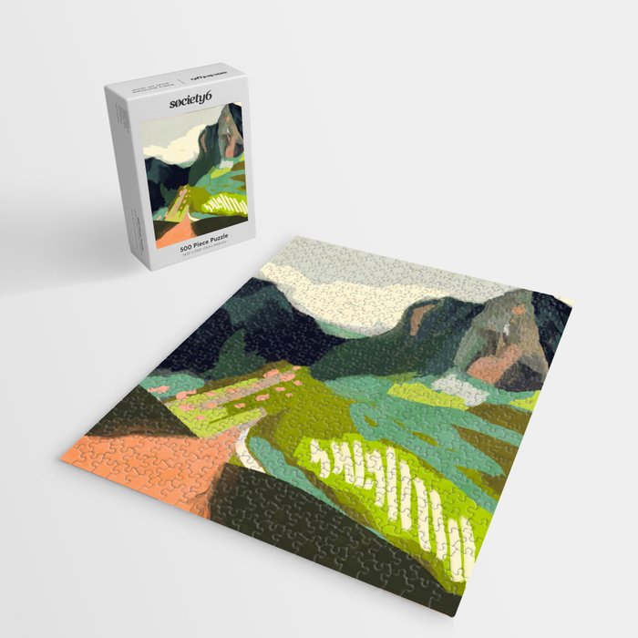 abstract mountain landscape Jigsaw Puzzle Gallery Image 2