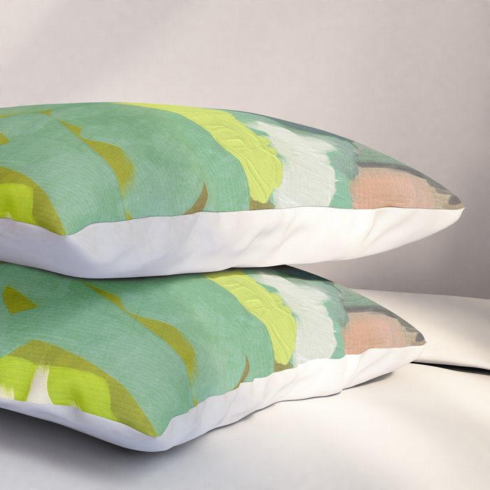 abstract mountain landscape Pillow Sham Gallery Image 3