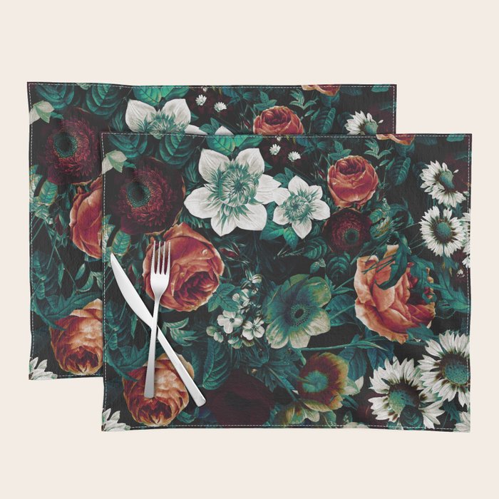 Midnight Garden VIII Placemat Gallery Image 1