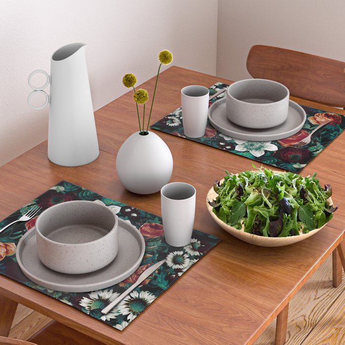 Midnight Garden VIII Placemat Gallery Image 2