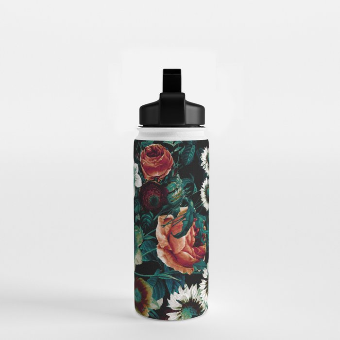 Midnight Garden VIII Water Bottle Gallery Image 2