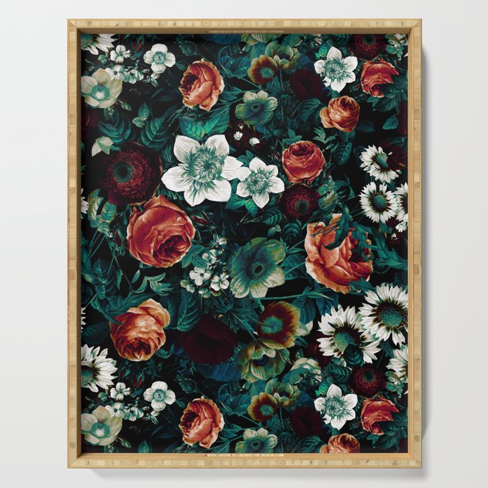 Midnight Garden VIII Serving Tray Gallery Image 1