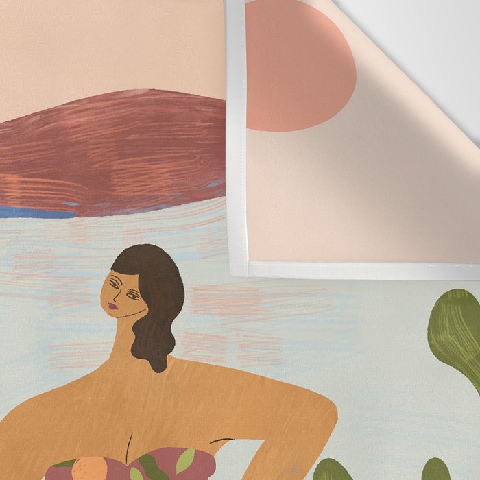 Day at the Beach Wall Tapestry Gallery Image 3