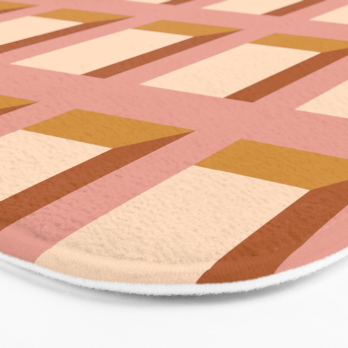 Minimalist 3D Pattern XIII Bath Mat Gallery Image 3