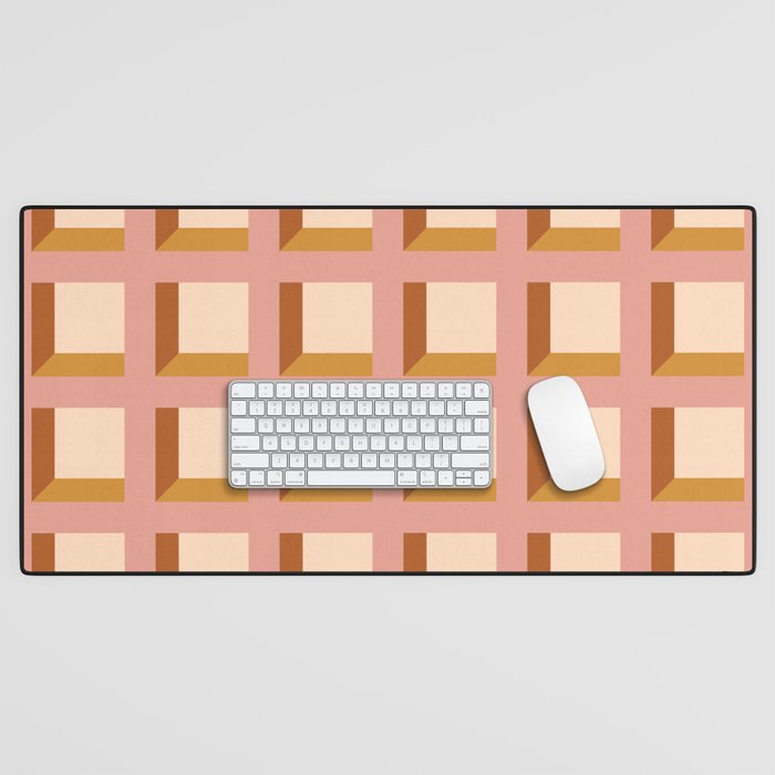 Minimalist 3D Pattern XIII Desk Mat Gallery Image 1