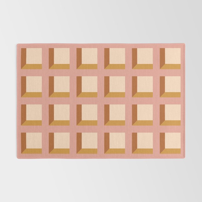 Minimalist 3D Pattern XIII Rug Gallery Image 2