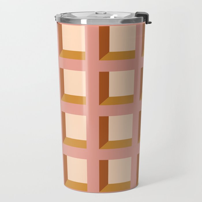 Minimalist 3D Pattern XIII Travel Mug Gallery Image 2