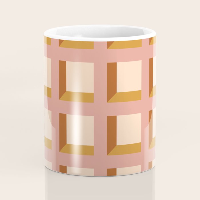 Minimalist 3D Pattern XIII Coffee Mug Gallery Image 4