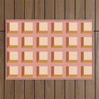 Minimalist 3D Pattern XIII Outdoor Rug Gallery Image 1