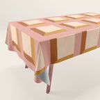 Minimalist 3D Pattern XIII Tablecloth Gallery Image 1