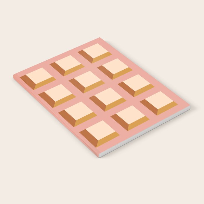 Minimalist 3D Pattern XIII Notebook Gallery Image 2