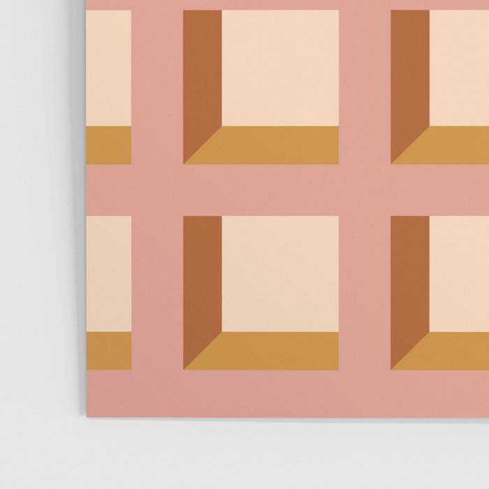 Minimalist 3D Pattern XIII Poster Gallery Image 3