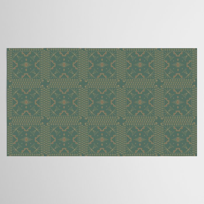 Lost Desert - Green Tablecloth Gallery Image 2