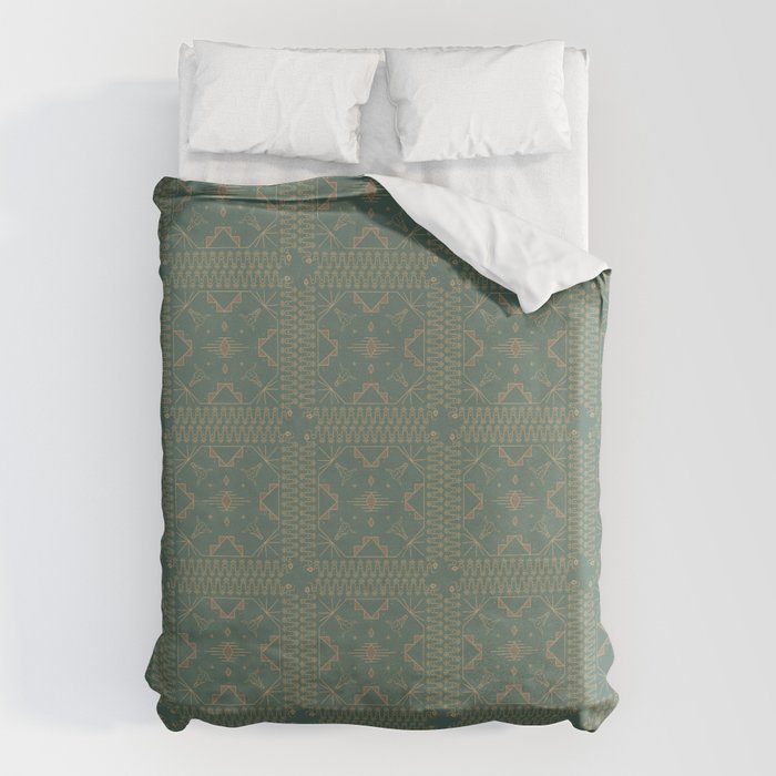 Lost Desert - Green Duvet Cover Gallery Image 6