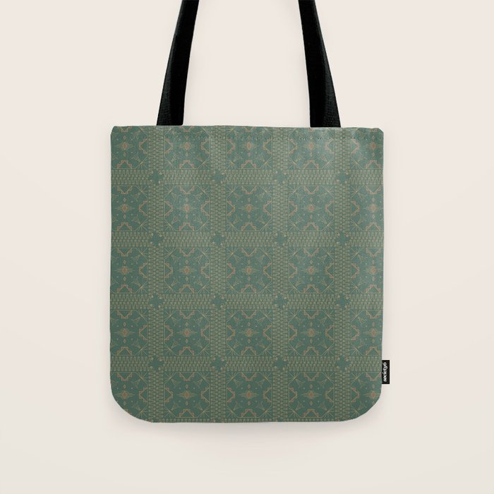 Lost Desert - Green Tote Bag Gallery Image 1