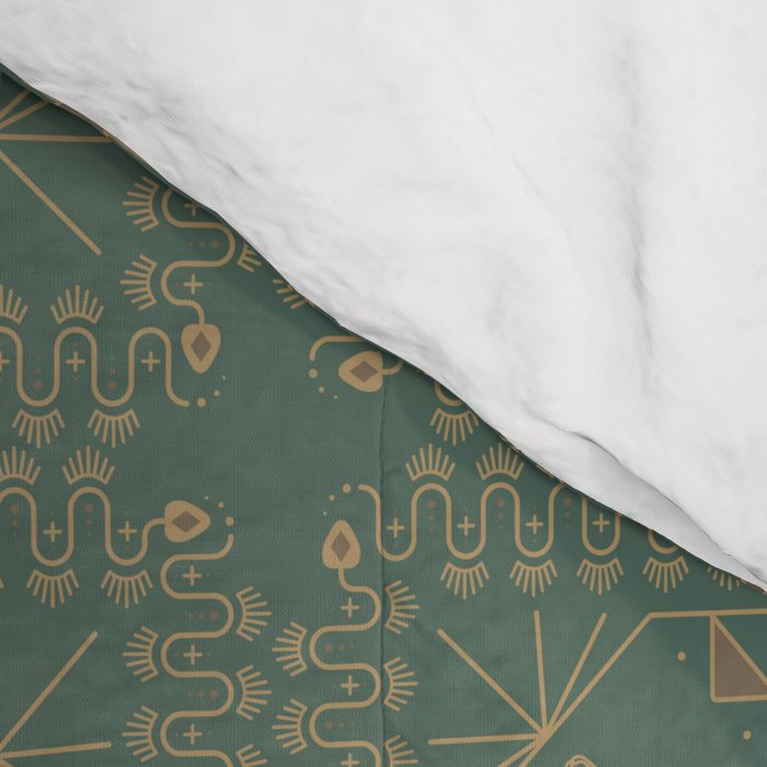 Lost Desert - Green Comforter Gallery Image 4