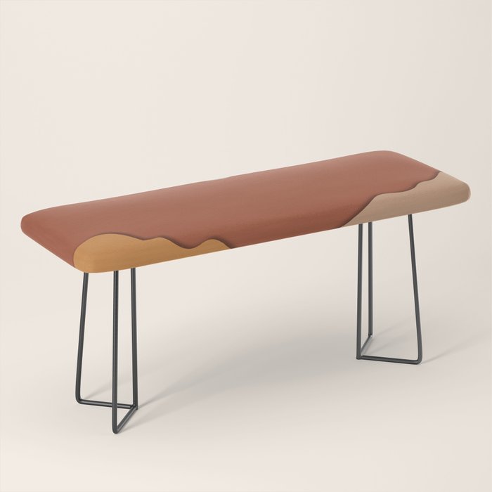 minimal mountain lake side  Bench Gallery Image 1