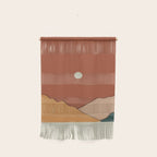minimal mountain lake side  Wall Hanging Gallery Image 1