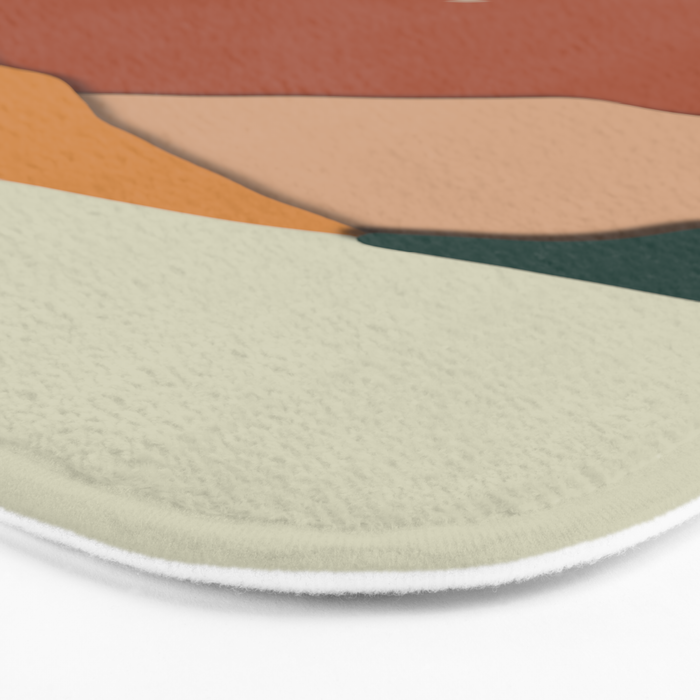 minimal mountain lake side  Bath Mat Gallery Image 3