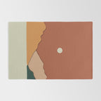 minimal mountain lake side  Rug Gallery Image 2