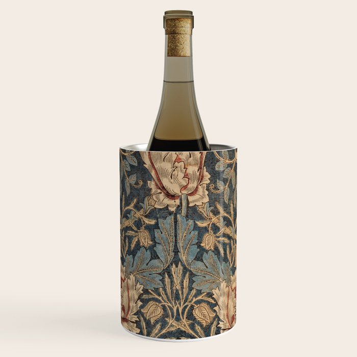 William Morris Honeysuckle Floral Wine Chiller Gallery Image 1