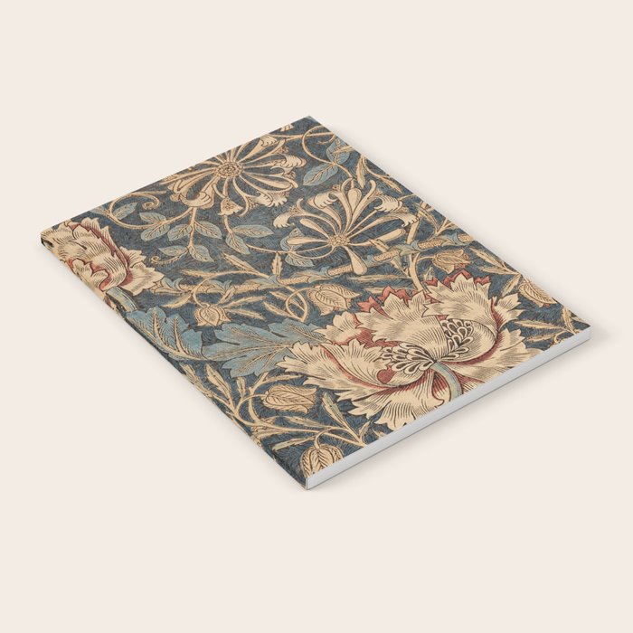 William Morris Honeysuckle Floral Notebook Gallery Image 1