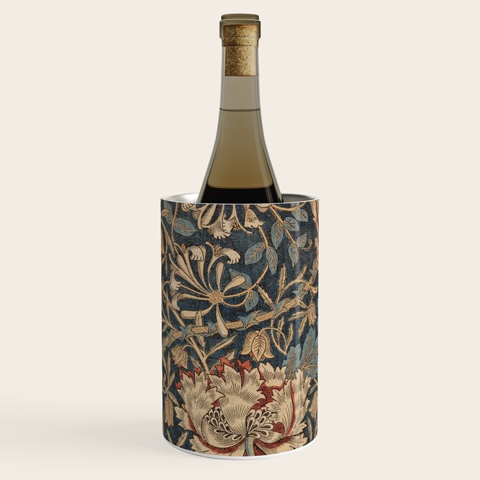 William Morris Honeysuckle Floral Wine Chiller Gallery Image 2