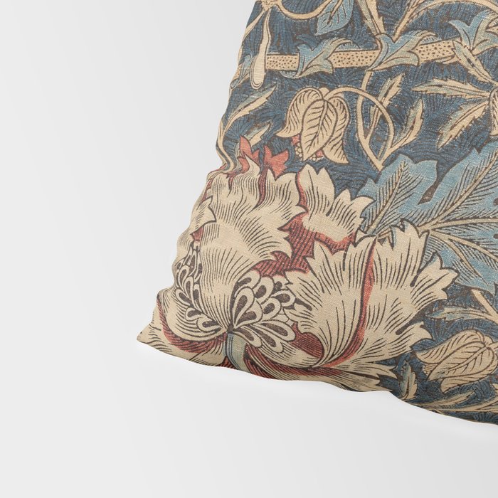 William Morris Honeysuckle Floral Pillow Sham Gallery Image 4
